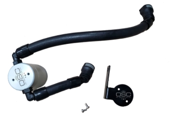 Picture of J&L 2020-2022 Ford Mustang GT500 Passenger Side Oil Separator 3.0 - Clear Anodized