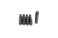 Picture of Wheel Mate Muteki HR38 Open End Lug Nuts 12x1.25 Black Chrome / Red Ring