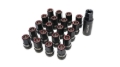 Picture of Wheel Mate Muteki HR38 Open End Lug Nuts 12x1.50 Titanium Chrome / Red Ring