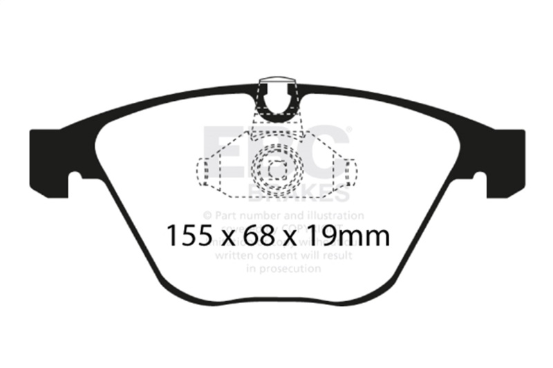 Picture of EBC Yellowstuff Brake Pad Sets - DP41449R