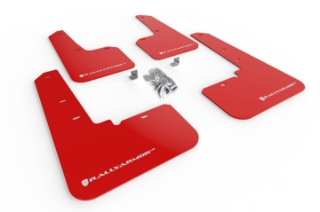 Picture of Rally Armor 20-25 Subaru Outback Red UR Mud Flap w/White Logo