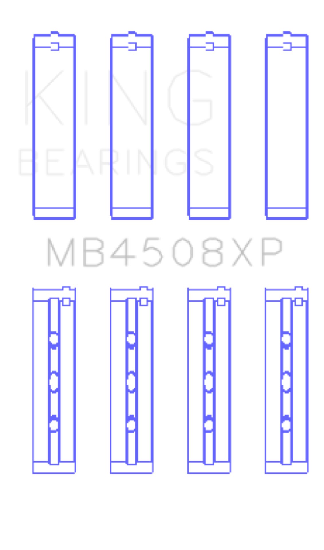 Picture of King Engine Bearings Honda J30/J35 Main Bearing Set