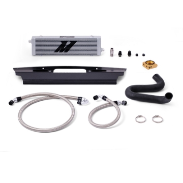 Picture of Mishimoto 15-17 Ford Mustang GT Right-Hand Drive Thermostatic Oil Cooler Kit - Silver
