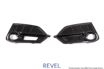 Picture of Revel GT Dry Carbon Front Fog Light Covers (Left & Right) 17-18 Honda Civic Type-R - 2 Pieces