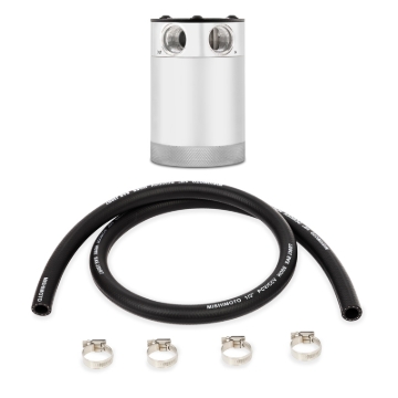 Picture of Mishimoto Compact Baffled Oil Catch Can - 2-Port - Polished