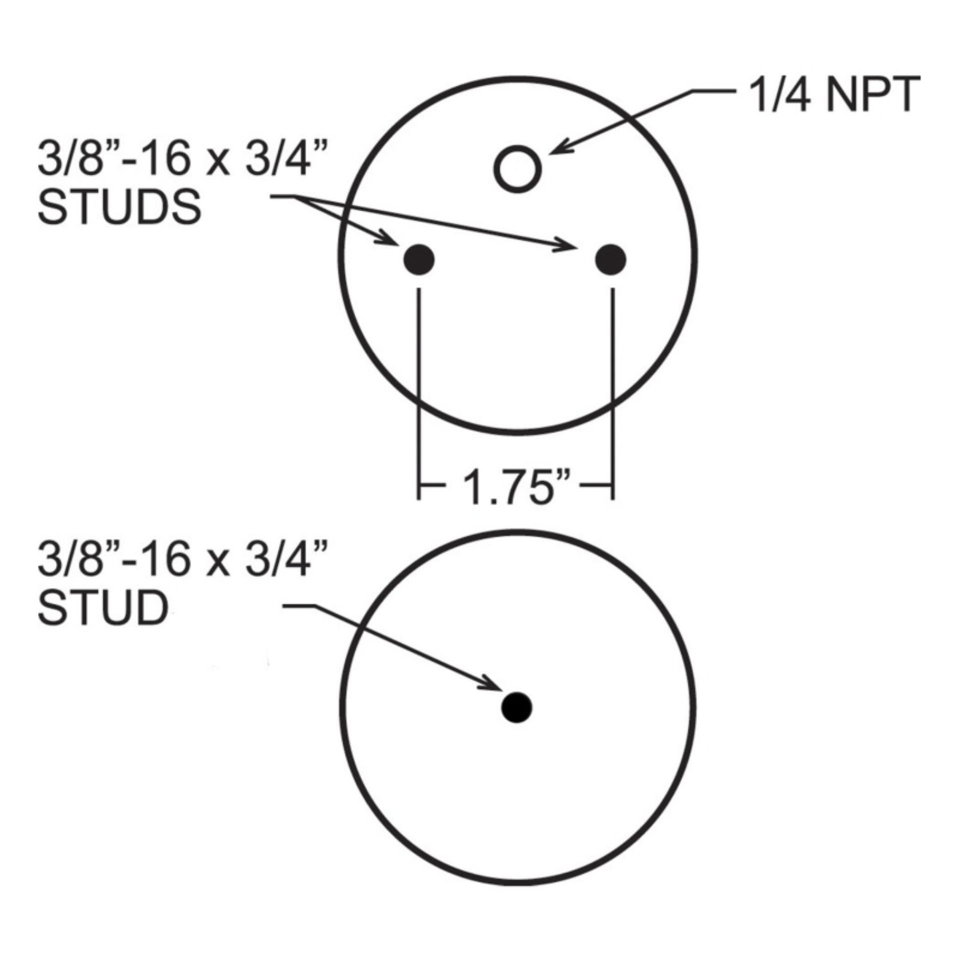 Picture of Firestone Ride-Rite Replacement Air Spring Red Label (W217608781)
