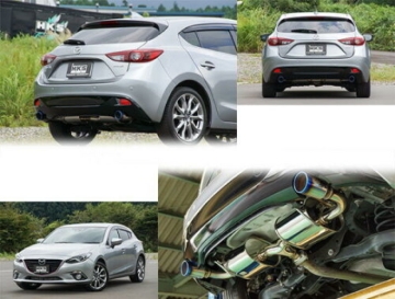 Picture of HKS 15+ Mazda 3 2.0L (Hatchback) Legamax Premium Exhaust System