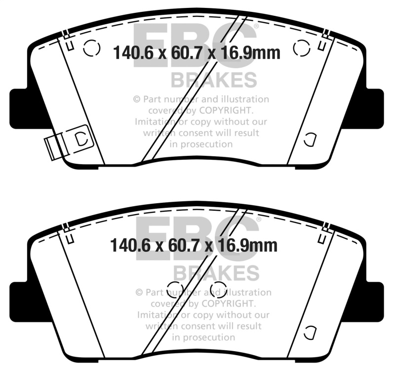 Picture of EBC Redstuff Brake Pad Sets - DP32358C