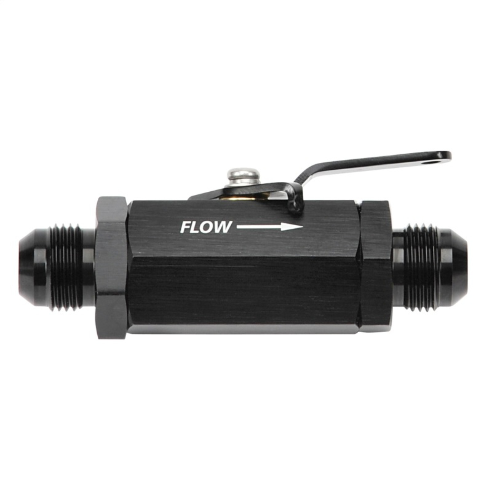 Picture of Russell Performance Shutoff Valve -10 AN Male Black Finish