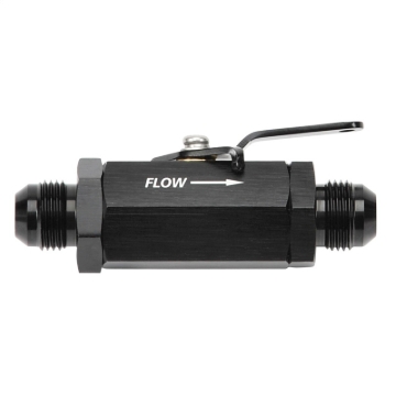 Picture of Russell Performance Shutoff Valve -10 AN Male Black Finish
