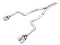 Picture of AWE Tuning 2015+ Dodge Challenger 6.4L/6.2L SC Track Edition Exhaust - Quad Chrome Silver Tips