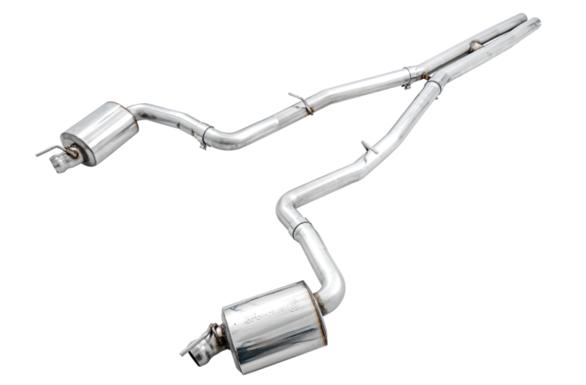Picture of AWE Tuning 2015+ Dodge Challenger 6.4L/6.2L Non-Resonated Touring Edition Exhaust - Use Stock Tips