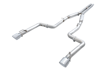 Picture of AWE Tuning 2015+ Dodge Charger 6.4L/6.2L Supercharged Track Edition Exhaust - Chrome Silver Tips