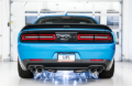 Picture of AWE Tuning 2015+ Dodge Challenger 6.4L/6.2L SC Track Edition Exhaust - Quad Chrome Silver Tips