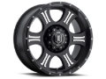 Picture of ICON Shield 20x9 8x180 12mm Offset 5.5in BS 125.2mm Bore Satin Black/Machined Wheel