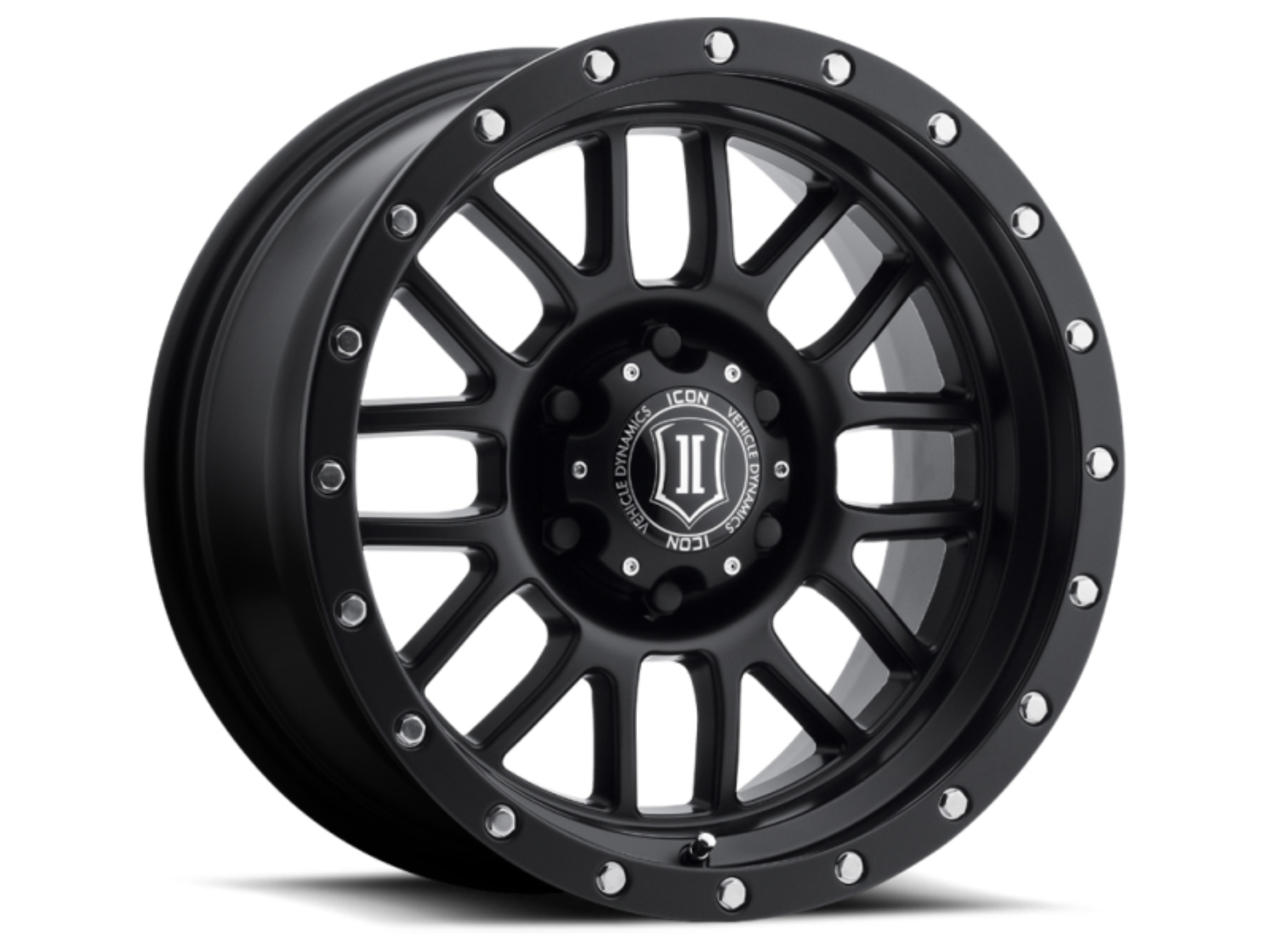 Picture of ICON Alpha 17x8.5 5x5 0mm Offset 4.75in BS 71.5mm Bore Satin Black Wheel