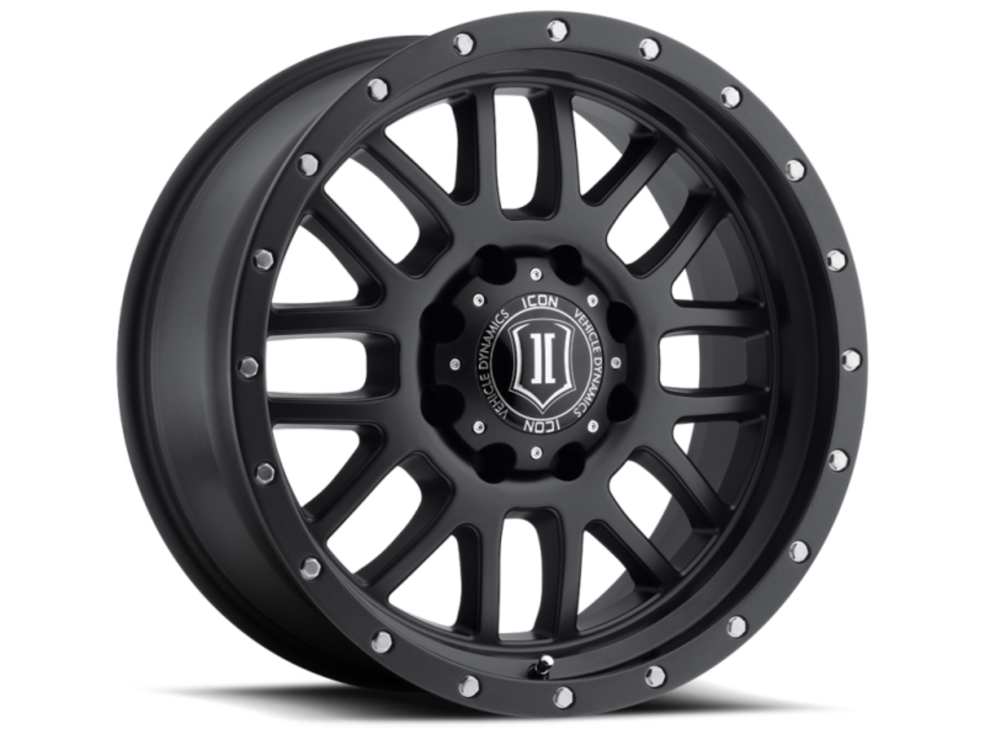 Picture of ICON Alpha 20x9 8x6.5 19mm Offset 5.75in BS 125.2mm Bore Satin Black Wheel