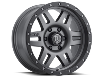 Picture of ICON Six Speed 17x8.5 5x5 -6mm Offset 4.5in BS 94mm Bore Titanium Wheel