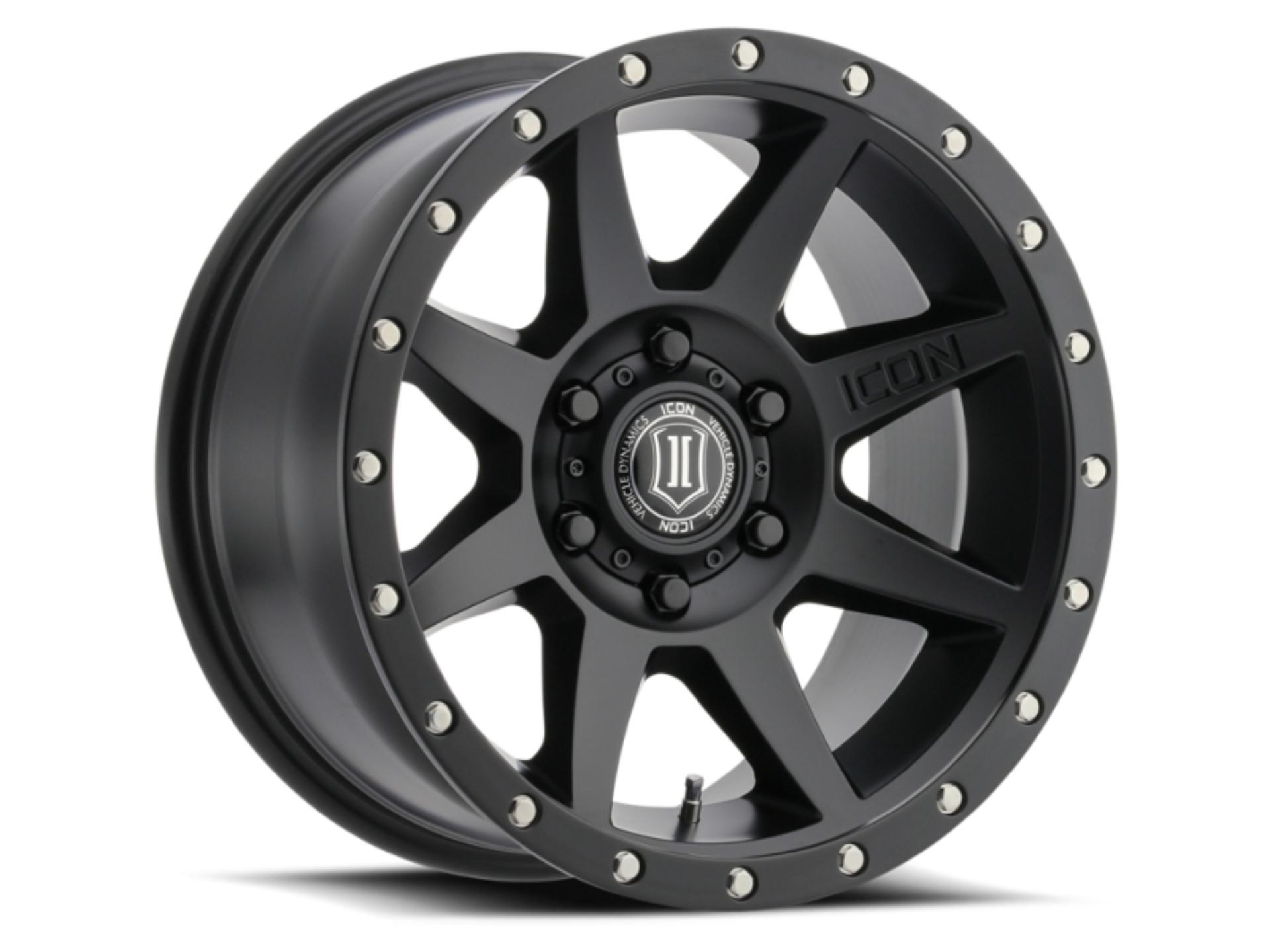 Picture of ICON Rebound 17x8.5 6x135 6mm Offset 5in BS 87.1mm Bore Satin Black Wheel