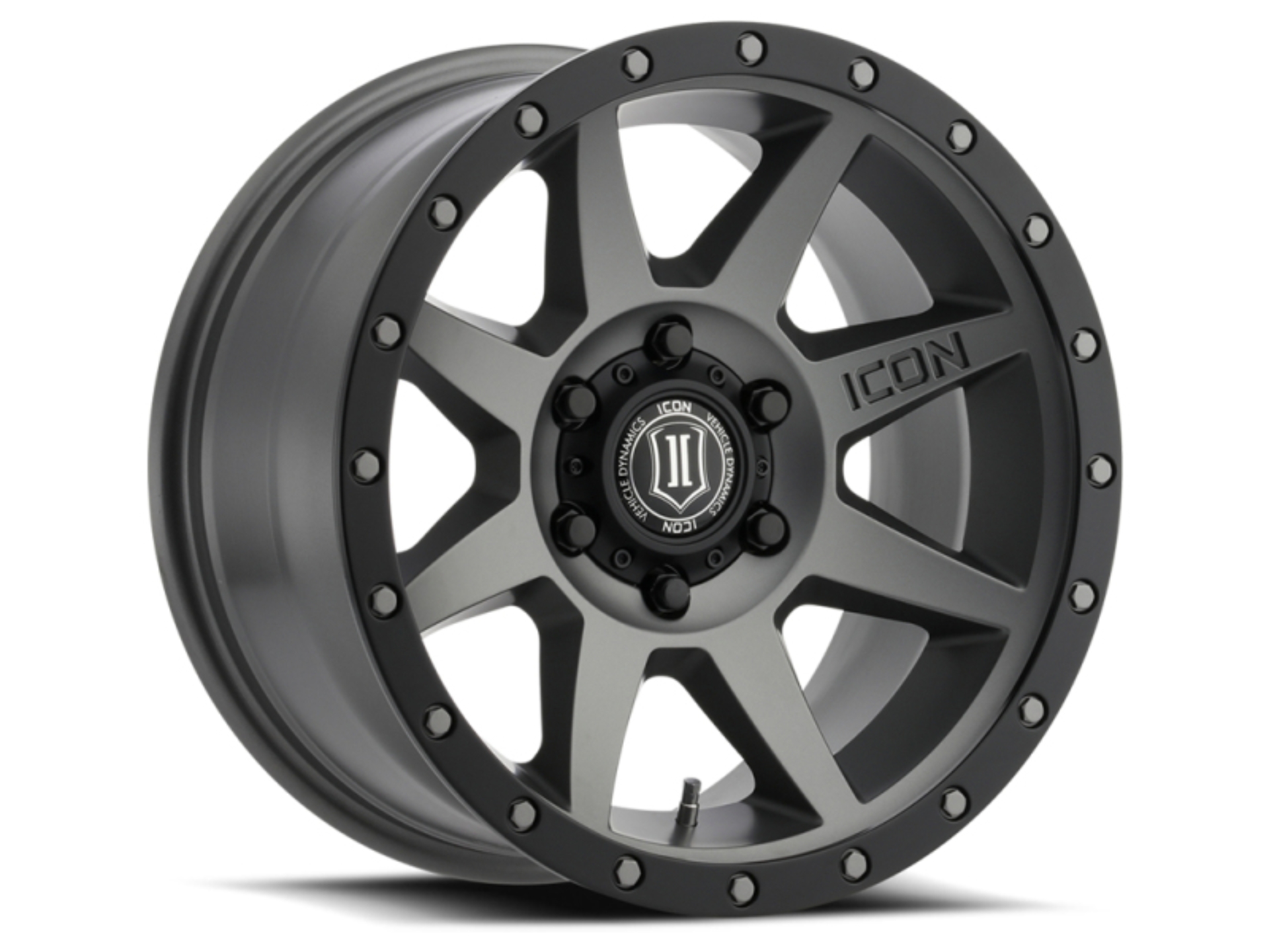 Picture of ICON Rebound 17x8.5 6x135 6mm Offset 5in BS 87.1mm Bore Titanium Wheel