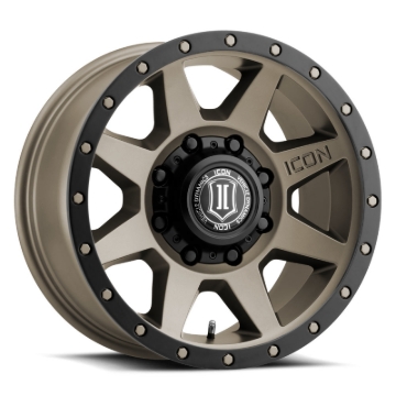 Picture of ICON Rebound 17x8.5 8x170 6mm Offset 5in BS 125mm Bore Titanium Wheel