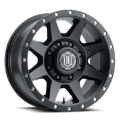 Picture of ICON Rebound 17x8.5 8x6.5 13mm Offset 5.25in BS 121.4mm Bore Satin Black Wheel