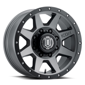 Picture of ICON Rebound 17x8.5 8x6.5 13mm Offset 5.25in BS 121.4mm Bore Titanium Wheel