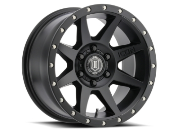 Picture of ICON Rebound 18x9 6x135 6mm Offset 5.25in BS 87.1mm Bore Satin Black Wheel