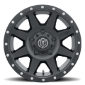 Picture of ICON Rebound 18x9 5x150 25mm Offset 6in BS 110.1mm Bore Satin Black Wheel