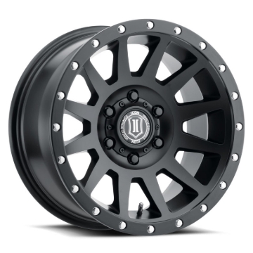 Picture of ICON Compression 17x8.5 5x5 -6mm Offset 4.5in BS 71.5mm Bore Satin Black Wheel