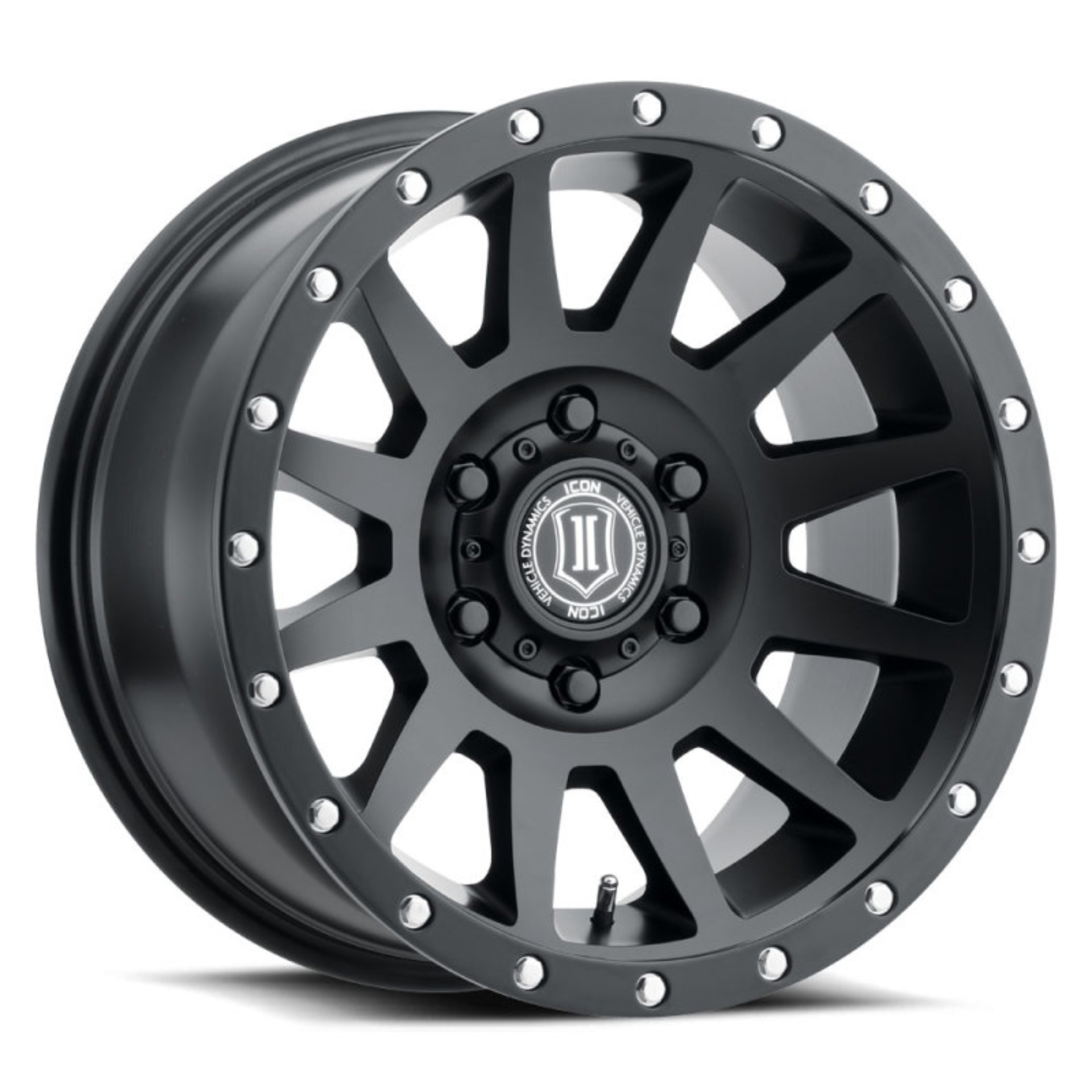 Picture of ICON Compression 17x8.5 6x5.5 0mm Offset 4.75in BS 106.1mm Bore Satin Black Wheel