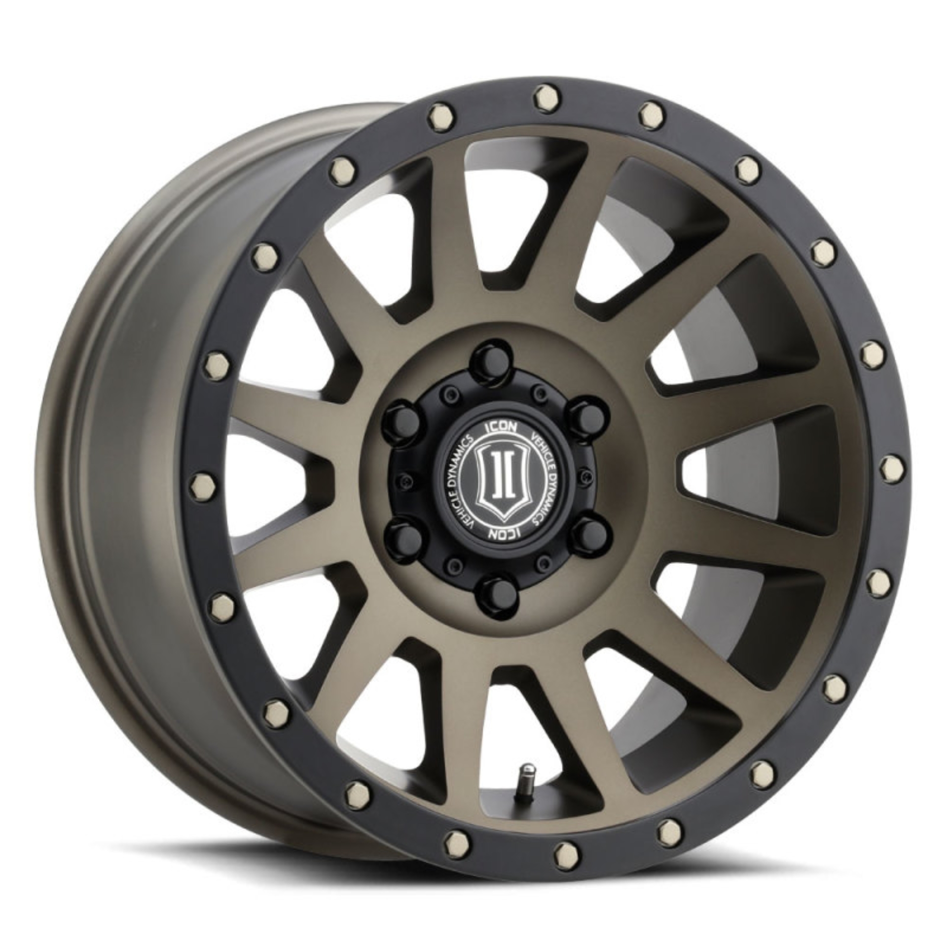 Picture of ICON Compression 17x8.5 6x135 6mm Offset 5in BS 87.1mm Bore Bronze Wheel