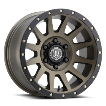 Picture of ICON Compression 17x8.5 6x5.5 0mm Offset 4.75in BS 106.1mm Bore Bronze Wheel
