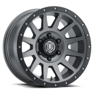 Picture of ICON Compression 17x8.5 6x5.5 0mm Offset 4.75in BS 106.1mm Bore Titanium Wheel