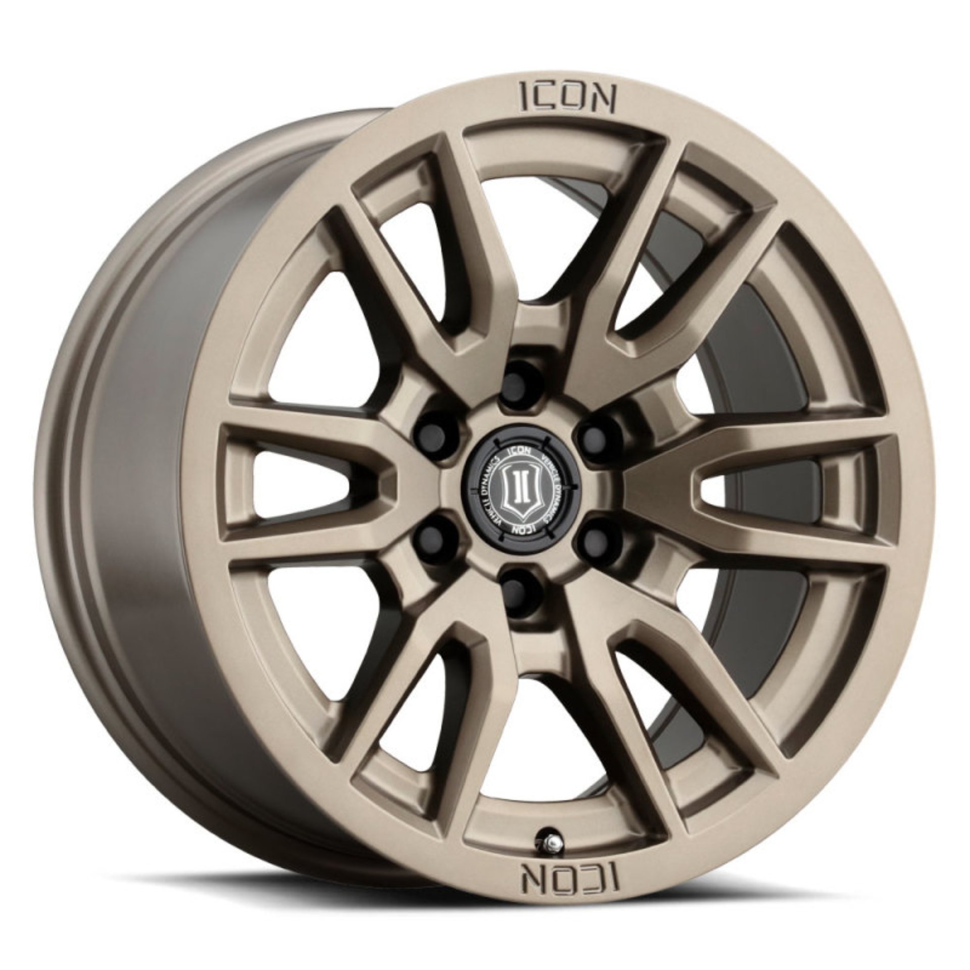 Picture of ICON Vector 6 17x8.5 6x135 6mm Offset 5in BS 87.1mm Bore Bronze Wheel