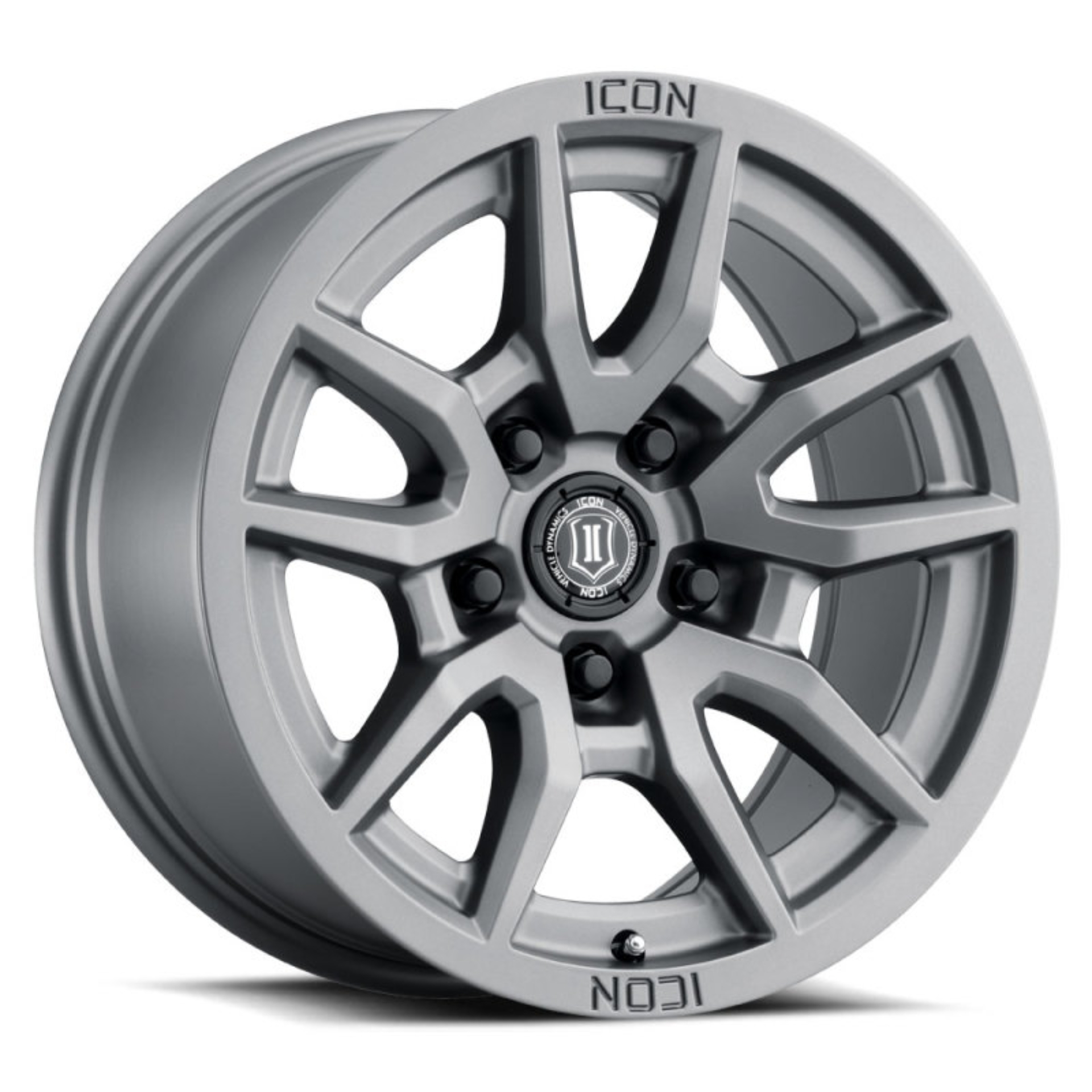 Picture of ICON Vector 5 17x8.5 5x5 -6mm Offset 4.5in BS 71.5mm Bore Titanium Wheel