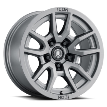 Picture of ICON Vector 5 17x8.5 5x5 -6mm Offset 4.5in BS 71.5mm Bore Titanium Wheel