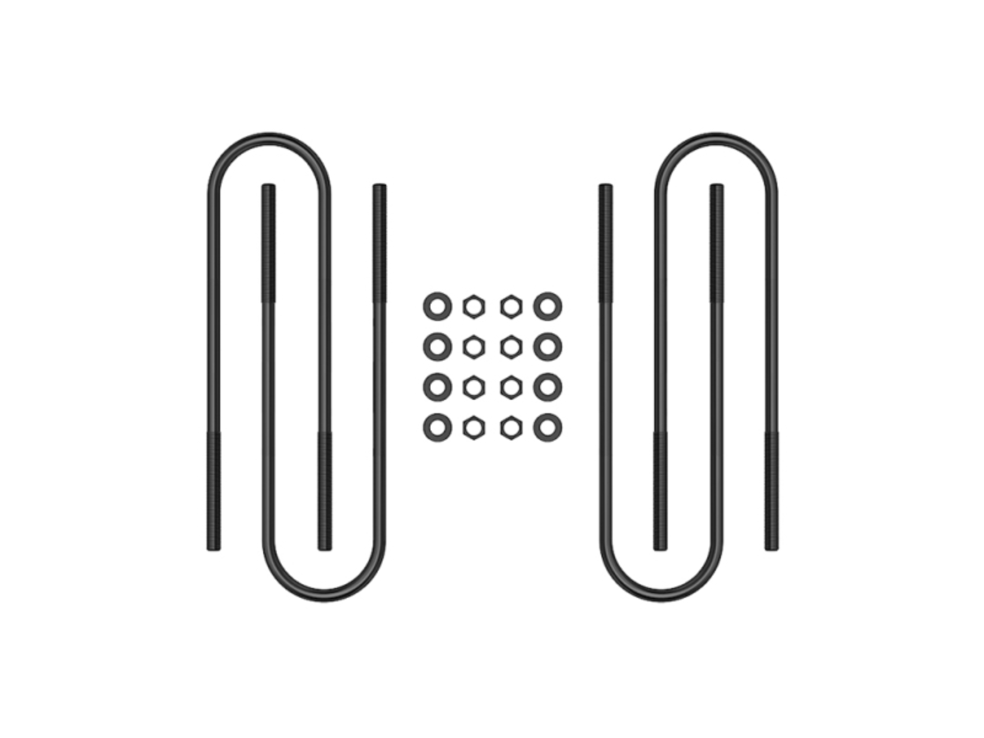 Picture of ICON 00-04 Ford F-250/F-350 Front Semi Round U-Bolt Kit