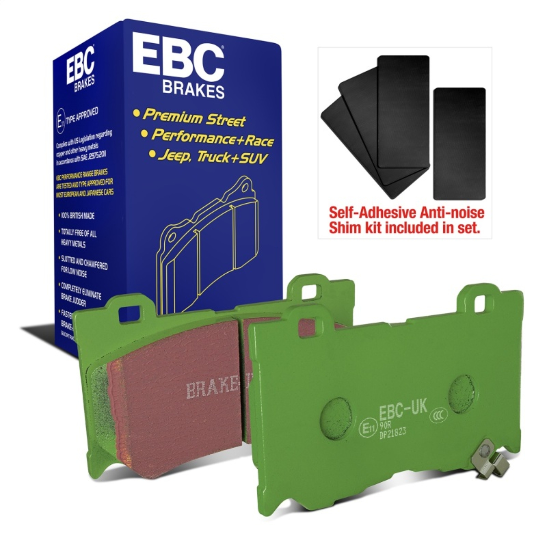 Picture of EBC Greenstuff Brake Pad Sets - DP21823