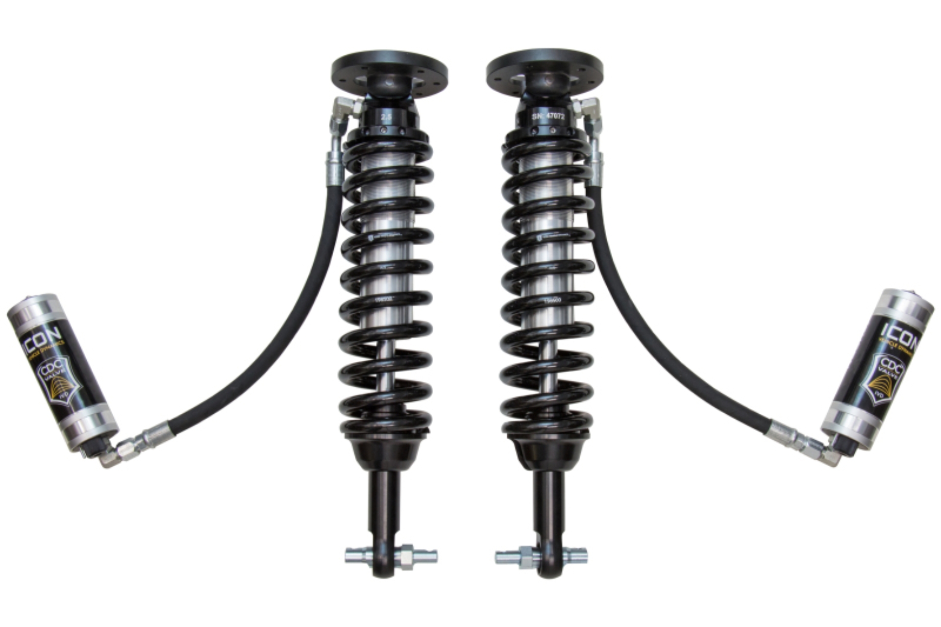 Picture of ICON 2014 Ford F-150 4WD 1.75-2.63in 2.5 Series Shocks VS CDCV Coilover Kit