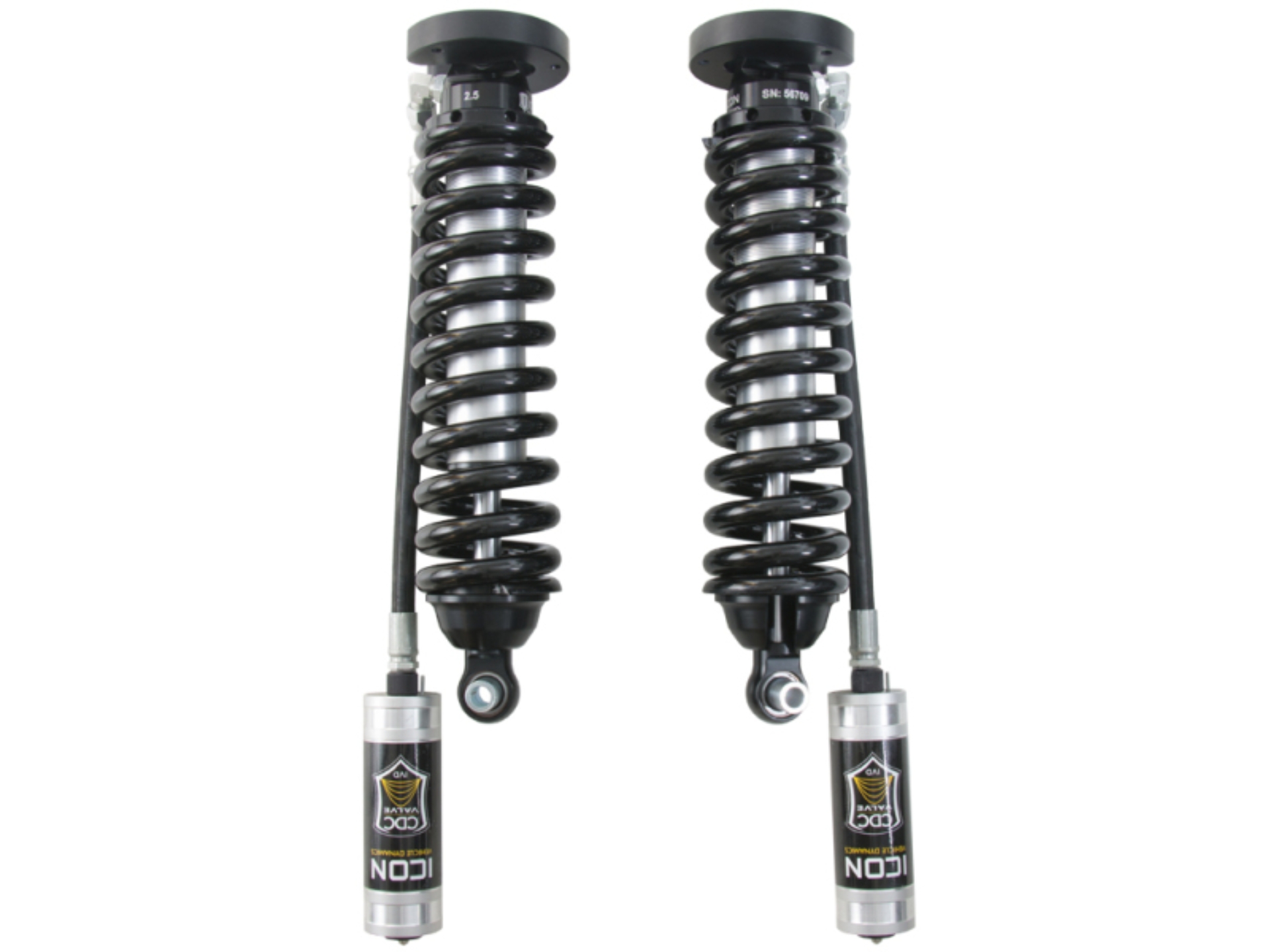 Picture of ICON 2016+ Nissan Titan XD 2.5 Series Shocks RR CDCV Coilover Kit
