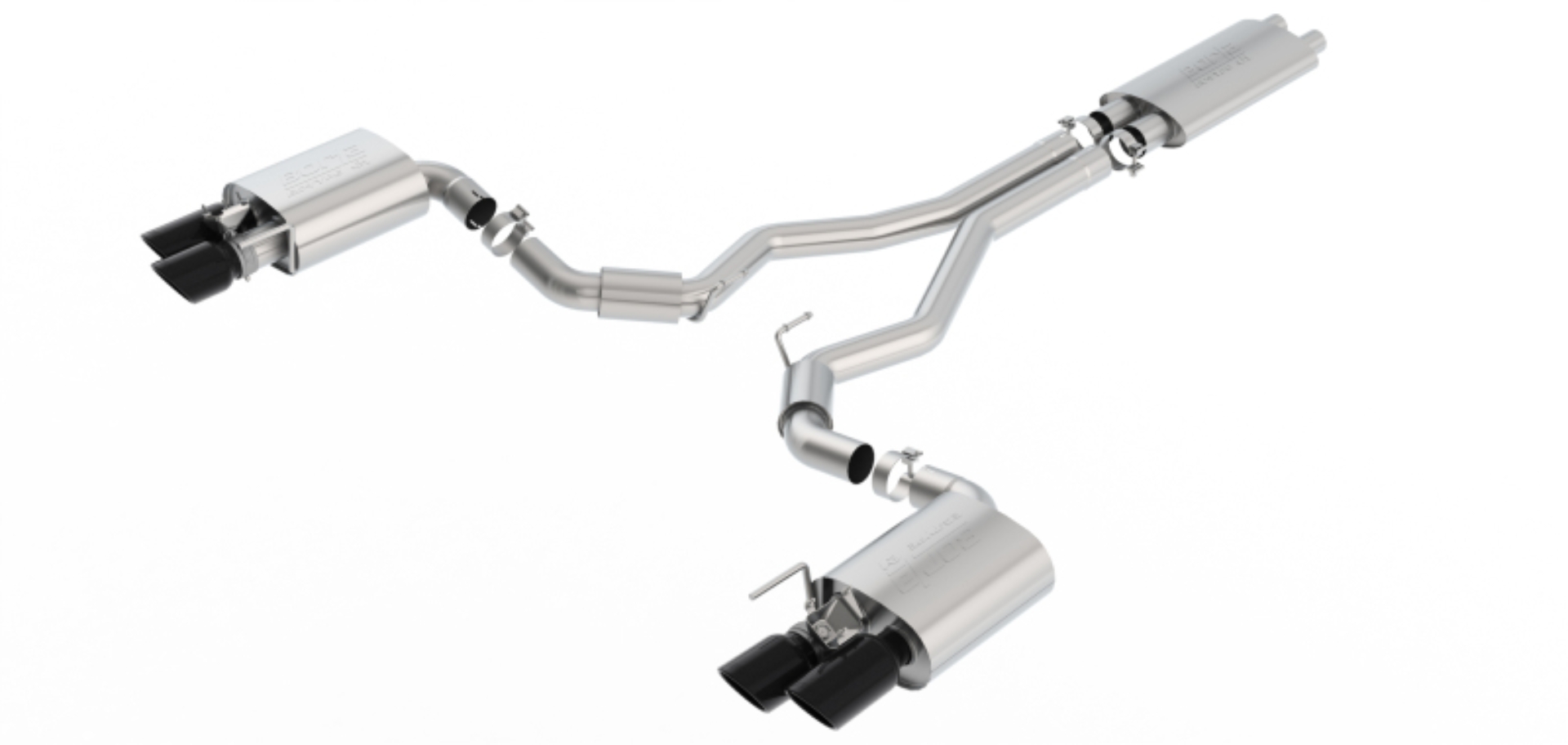 Picture of Borla 18-20 Ford Mustang GT 5.0L AT/MT ECE Approved Cat-Back Exhaust w/ Active Valve