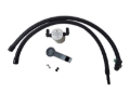 Picture of J&L 2020-2024 Ford Explorer 2.3L EcoBoost Driver Side Oil Separator 3.0 - Clear Anodized