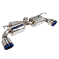 Picture of Remark Nissan 370Z (Z34) V2 Axle Back Exhaust w/ Burnt Stainless Steel Double Wall Tip