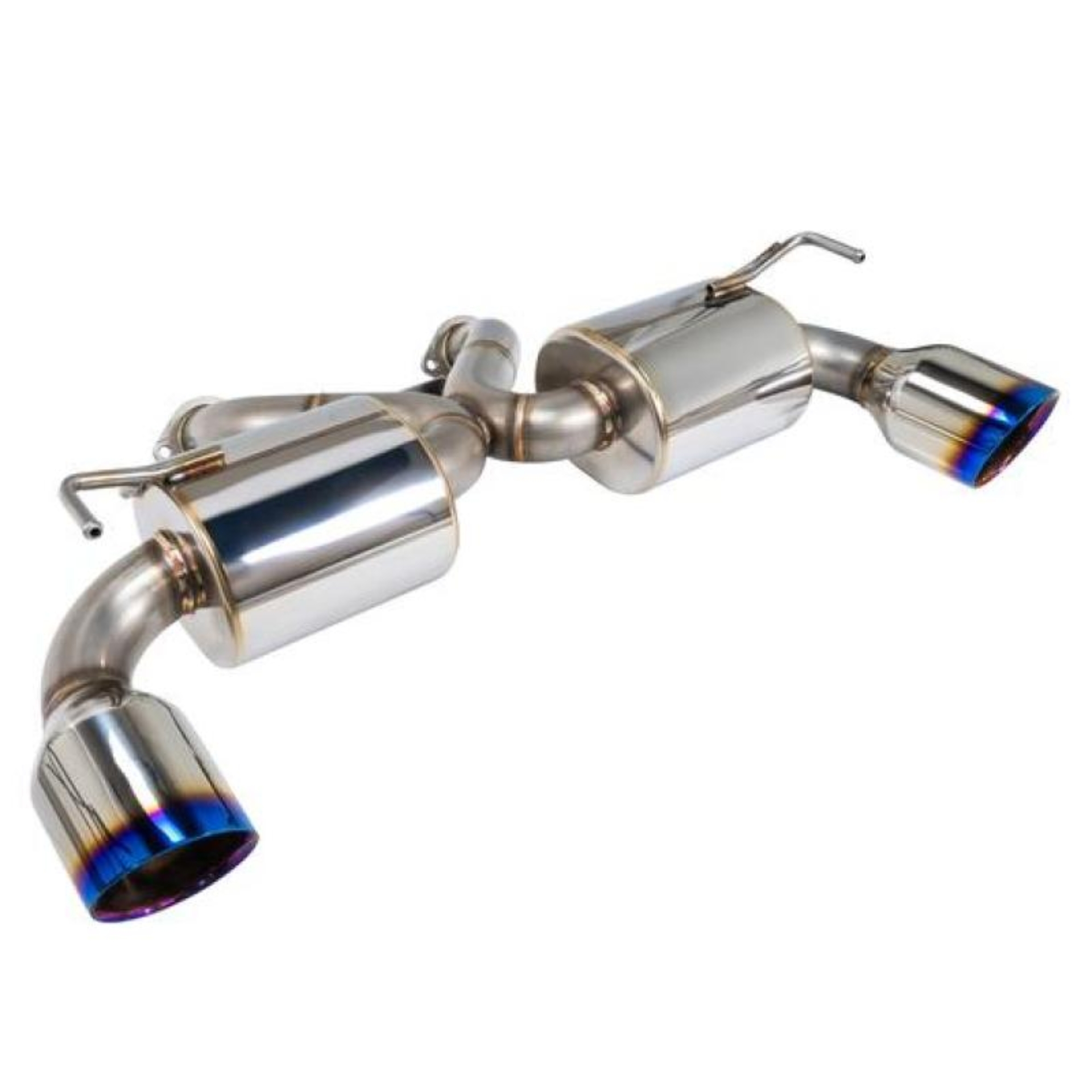 Picture of Remark Nissan 370Z (Z34) V2 Axle Back Exhaust w/ Burnt Stainless Steel Double Wall Tip