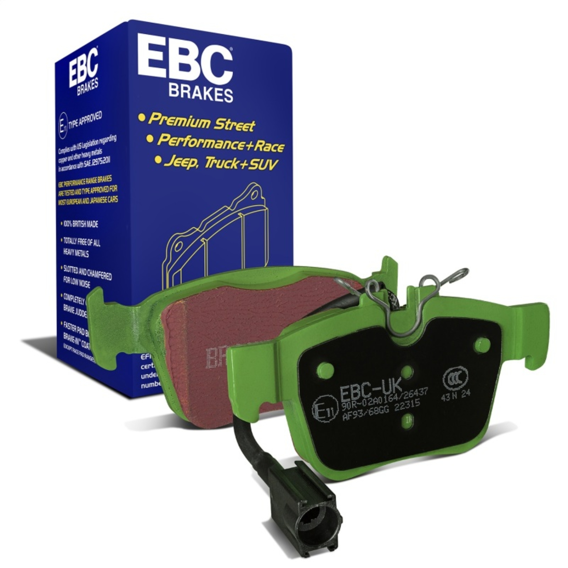 Picture of EBC Greenstuff Brake Pad Sets - DP22315