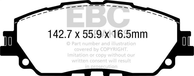 Picture of EBC Redstuff Brake Pad Sets - DP32378C