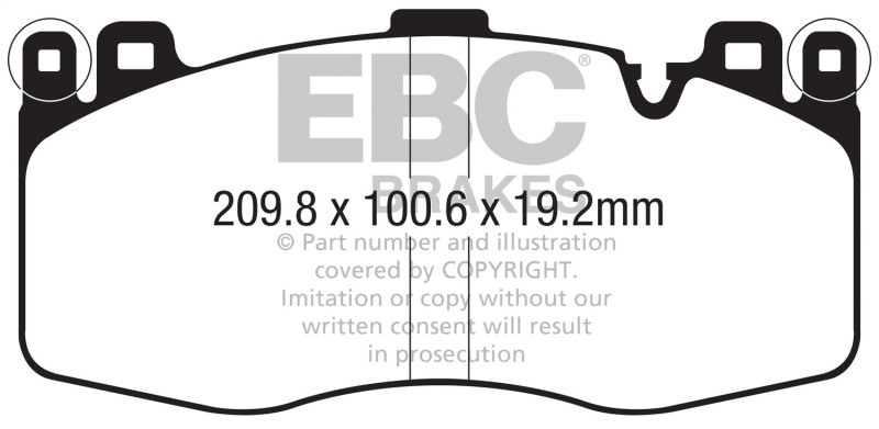 Picture of EBC Redstuff Brake Pad Sets - DP32370C
