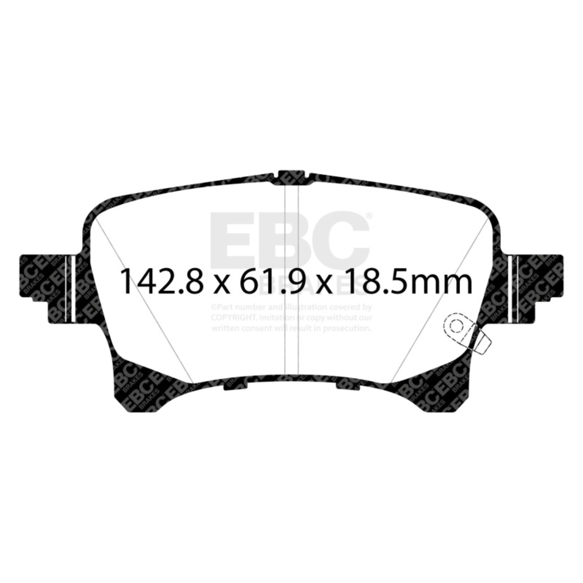 Picture of EBC Greenstuff Brake Pad Sets - DP63093