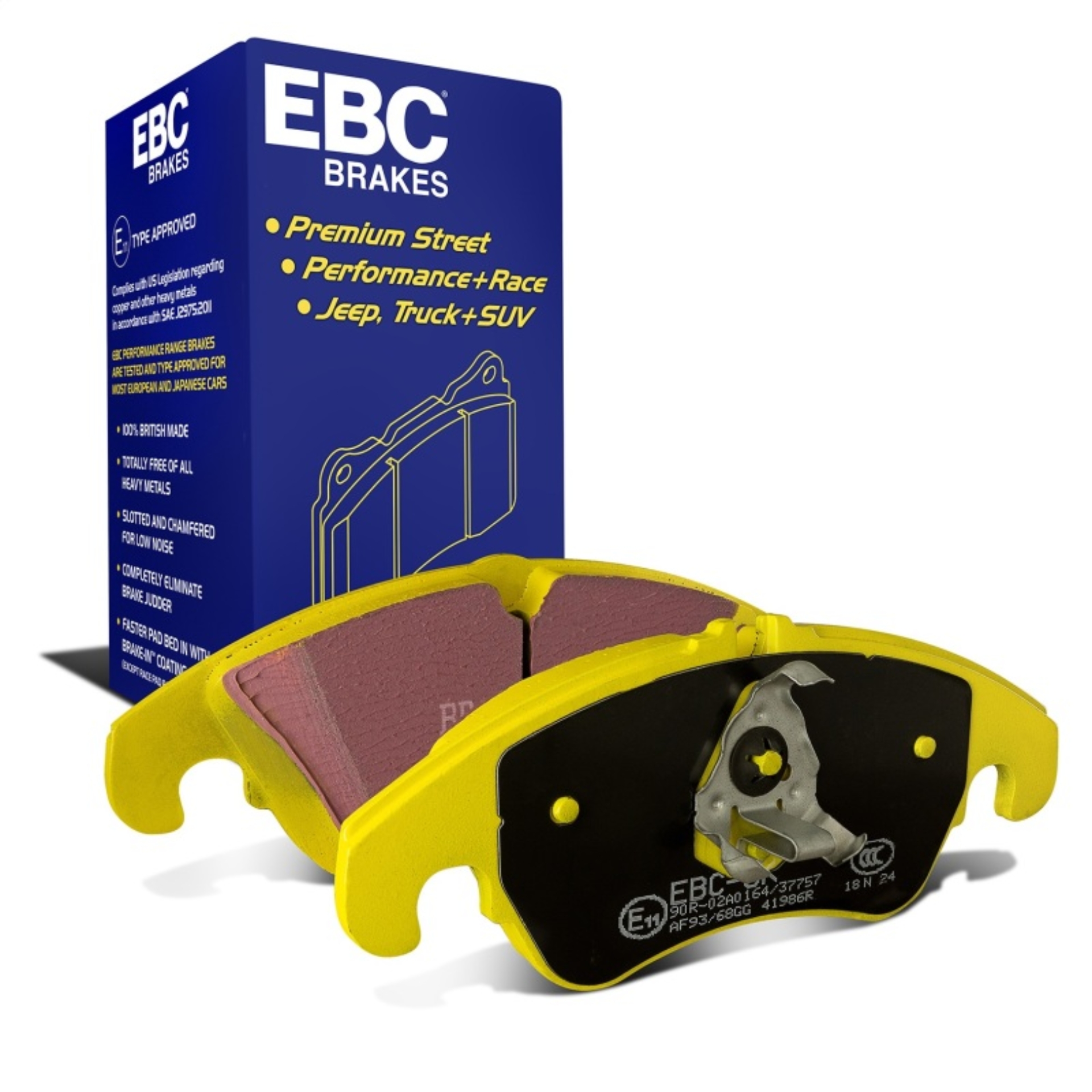 Picture of EBC Yellowstuff Brake Pad Sets - DP41986R